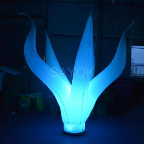 Sayok 2m High Inflatable Seaweed LED Inflatable Water Plant with 16 Color Changing Lights for Club Party Decorations