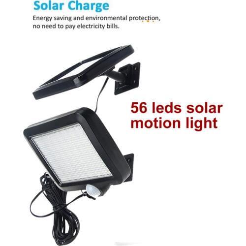 LED Pathway Solar Power Light PIR Motion Sensor Outdoor Wall Lamp Waterproof Energy Saving Outdoor IP65 Solar Security Lights ne