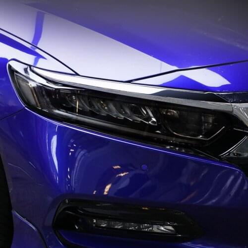 TPU Car Transparent Black Headlight Film Protection Sticker for Honda accord 2018 2019 2020 10th anti-scratch Sticker