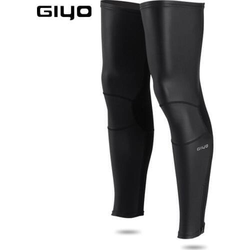 Fleece Bike Leg Sleeves Calf Compression Full Long Sleeves Cycling Bicycle MTB Riding Leg Warmers Anti Slip Silicone