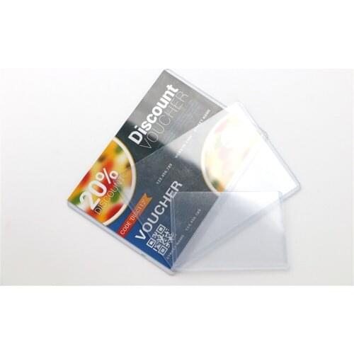 PVC Sign Sleeve A3 File Clear Plastic Paper Protective Sleeve Card Display Frame Case Literature Label Tag Holder Document Cover