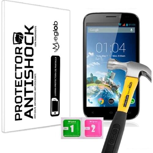 Protector de Pantalla Anti-Shock Anti-Golpe Anti-arañazos Compatible con Kazam Trooper X4 5