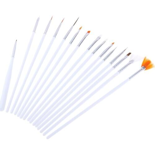 15pcs Professional Model Coloring Pen Model Tools 12.5-20cm Length