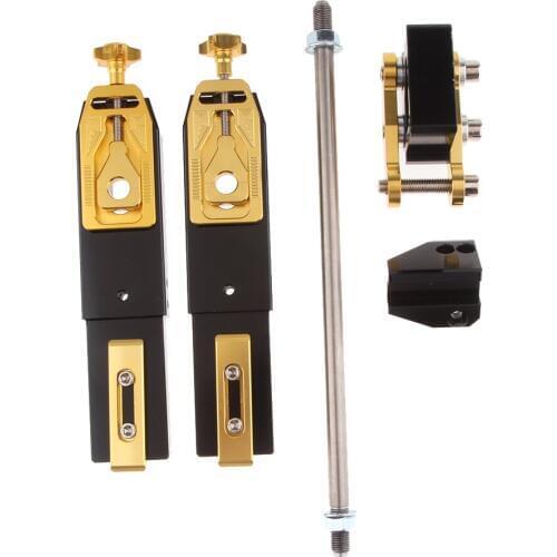 2 Pcs Durable Swingarm Frame Extension, Billet Aluminum Swingarm Extension Universal Suitable for Honda GROM MSX125