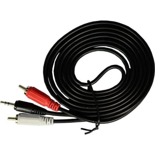 25 Watts Professional Line-in cable black color RCA