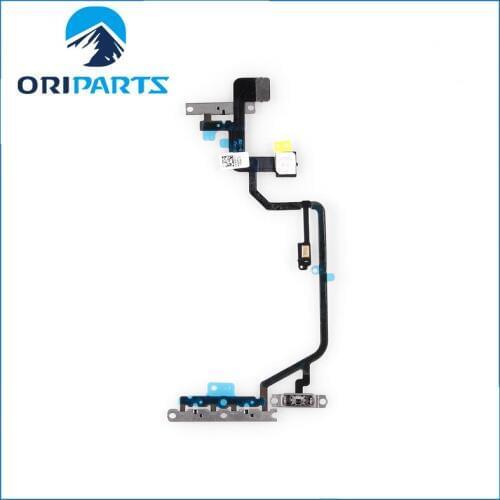 5pcs/lot For iPhone XR Power Flex with Metal Plate Power Button for iPhone XR Switch on off Flex