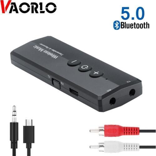 Bluetooth Receiver Transmitter Audio 5.0 Hifi Auto Car Kit A2DP RCA AUX 3.5mm Jack Music Wireless Adapters For TV Headphones PC