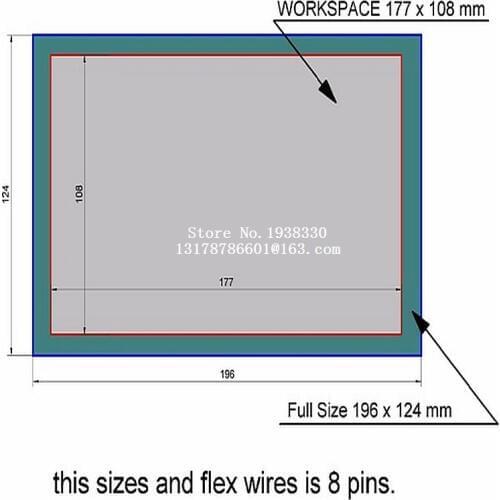 Free shipping 100% New touch screen or touch glass only touch for panel TPI #1395-001 124X196mm