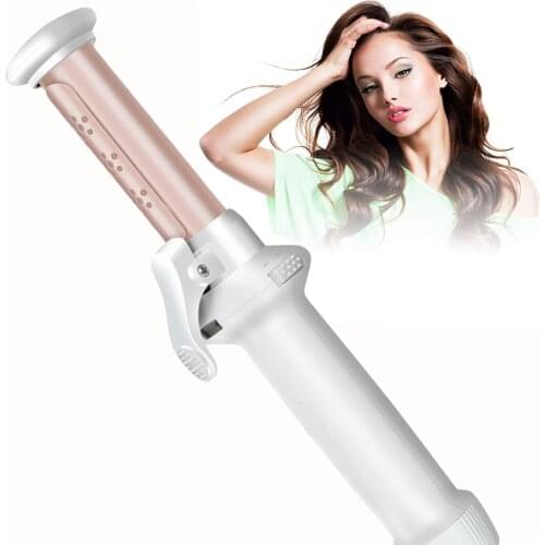 Cordless Curling Iron 1-Inch Ceramic Curling Wand Professional 2 In 1 Mini Hair Curler For Loose Curls Usb Rechargeable Portable