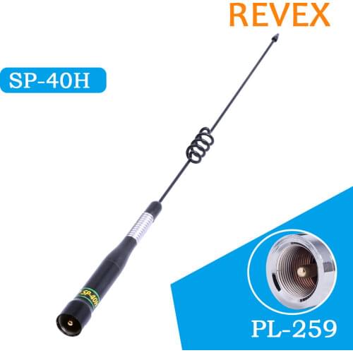 Nagoya SP-40H Dual Band PL259 UHF Male Moible Antenna for Yaesu Kenwod ICOM Car Mobile Radio FT-7900R TK7160 VX4500 KT-8900R