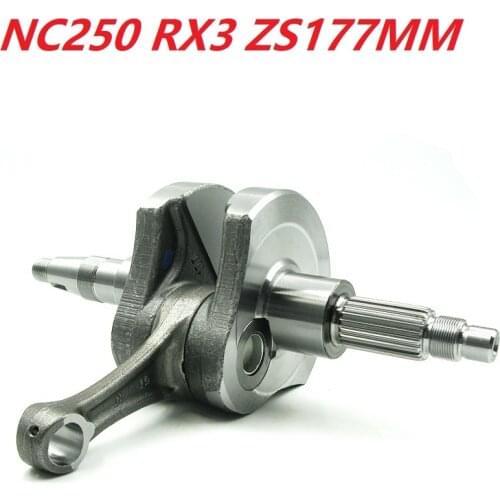 Motorcycle Engine crankshaft pole for ZONGSHEN NC250 ZS177MM 250cc RX3 ZS250GY-3 KAYO K6 T6 BSE M2 M4 KEWS K16