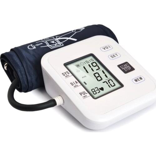 Medical Digital Automatic Upper Arm Blood Pressure Monitor Cuff BP Tonometer Electronic Sphygmomanometers Tansiyon Aleti
