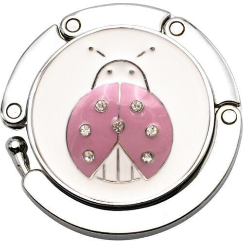 30PCS / LOT Beetle metal table hook selection Alloy magic hooks desk bag hook fashion creative folding bag buckle