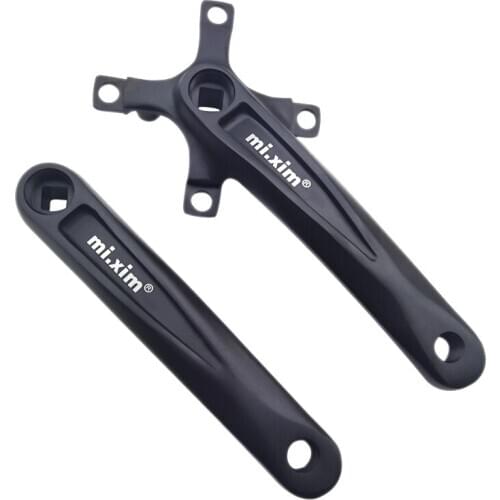 Mi.Xim Bike Crank Arm Set 170mm 64/104 BCD Mountain Bike Crank for MTB BMX Road Bicyle