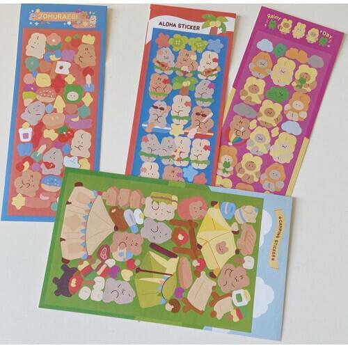 Cute Little Squirrel Sticker DIY scrapbook base collage mobile computer diary happy plan gift sealing decoration sticker