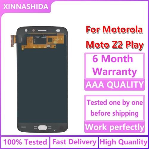 Mobile Phone Accessories For Motorola Z2 Play XT1710-02 XT1710-06 XT1710 Display Touch Screen Replacement For Moto Z2 Play