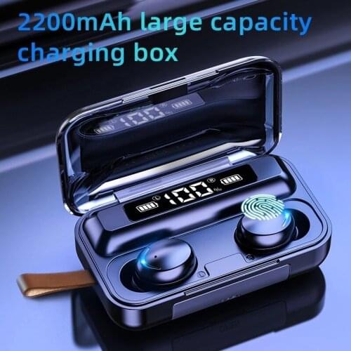 TWS Bluetooth 5.0 Earphones Charging Box Wireless Headphone 9D Stereo Sports Waterproof Earbuds Headsets With Microphone