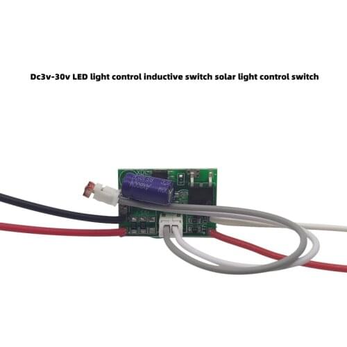 Low voltage LED light control induction circuit board 5V12V lamp light control switch control board solar light control board