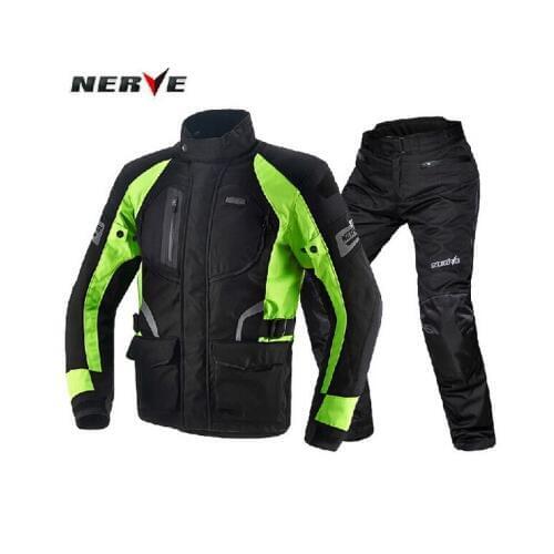 2019 New Germany NERVE racing suit jacket pants motorcycle clothing men motorbike riding clothes jackets trousers warm winter