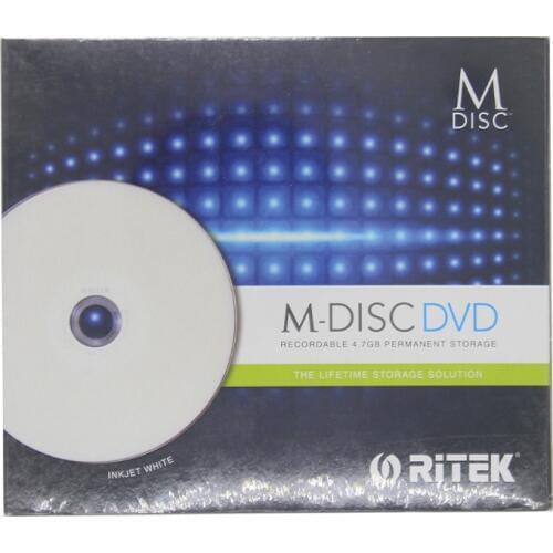 Wholesale 10 pcs 4.7 gb Printable DVD M-Discs with Storage Duration of Up to 1000 Years