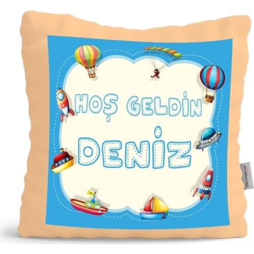 Personalised Kids Puppies Mouth Pillow 44815