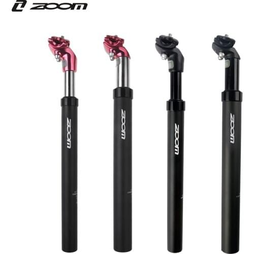 ZOOM Seat post MTB Bicycle Suspension seatpost 27.2/28.6/30.4/30.8-30.9/31.6*350mm Forged Alloy Road bike damping seattube