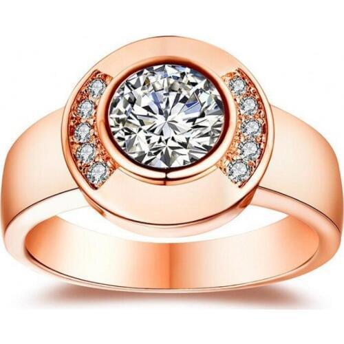 Drop Shipping Luxury Jewelry 925 Sterling Silver Round Cut White 5A Cubic Zirconia Eternity Women Wedding Band Ring Gift