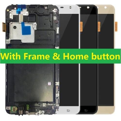 For Samsung Galaxy J7 2015 SM-J700F J700M J700G J700H/DS J700M J700F/DS Display Screen Touch Digitizer Sensor Assembly + Frame
