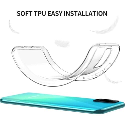 Silica Gels Shockproof TPU for Samsung Galaxy M10S M30S M40S M60S M80S Transparent Phone Cases Soft Clear Ultra Thin Back Covers
