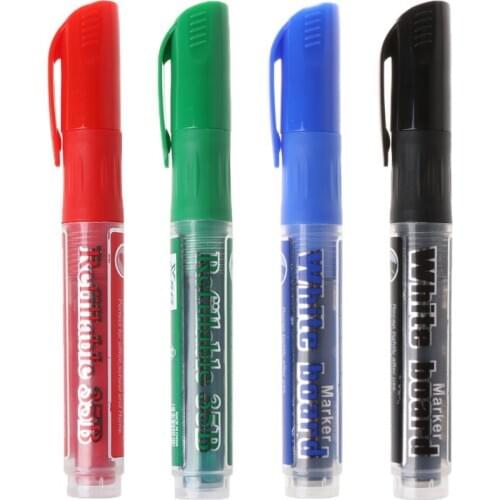 Erasable Whiteboard Marker Pen Dry-Erase Sign Ink Refillable Office School Supplies Student Gift