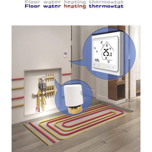 24VAC 95-240VAC Floor Heating Thermostat，for control Water valve,Electric actuator,radiator