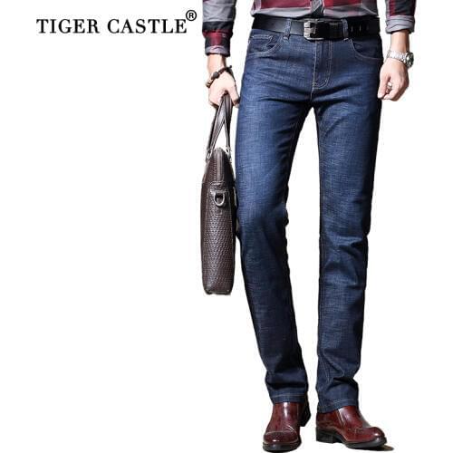 TIGER CASTLE Men's Classic Jeans