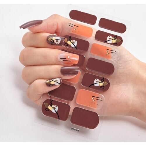 Three Sorts 0f Nail Stickers Full Cover Nail Stickers Designer Nail Decals Nailart Sticker Nails Sticker Designer Women Salon