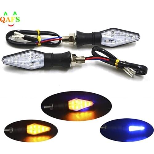 1pc 12V Universal Motorcycle LED Turn Signal Light Indicators Amber Blinker Light Flashers Lighting Motorcycle Accessories