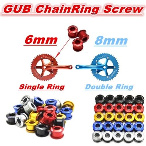 MTB bicycle crankset Screw aluminium alloy chain-rings bolt bielas bike crank wheel bolts nuts spacers bicicleta guarnitura