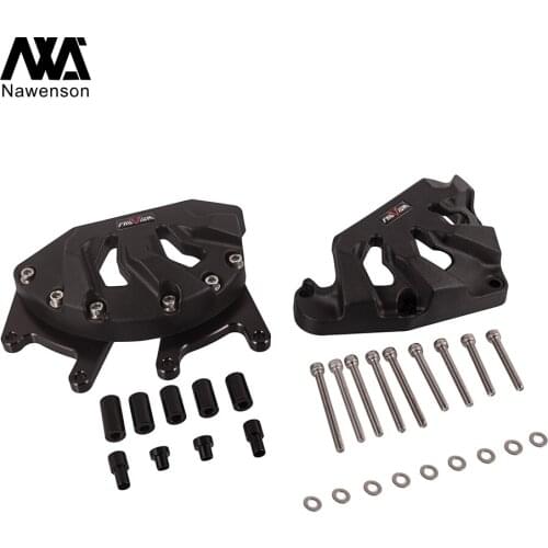 Motorcycle Engine Case Guard Crash Sliders Nylon Engine Protective Cover Set for YZF-R3 2015-2021 for MT-03 2016-2021