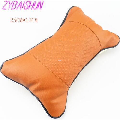 2PCS /neck headrest breathable car pillow car styling accessories for Porsche 911 918/Cayenne/Macan/Macan S/Panamera/Cayman