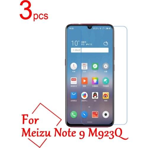 3pcs Ultra Clear glossy/Matte/Nano anti-Explosion LCD Screen Protectors Cover For Meizu Note 9 6.2" M923Q Protective Film