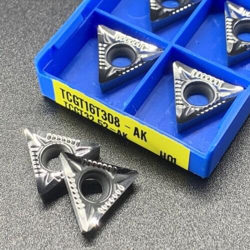 TCGT16T302/04/08-AK H01 Aluminum External Turning Tool CNC Lathe tools Processing copper, aluminumTurning