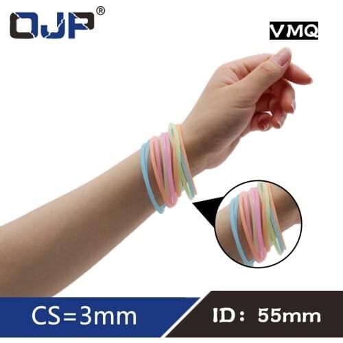 Band wristband 8 kinds of candy-colored Silicone rubber bracelet O-ring rubber bracelet cute girl gift