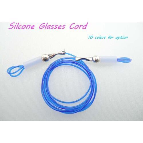 Free Shipping 8mm Diameter Silcone Eyeglass Eyewear Sunglass Glasses Chain Cord Holder Rope String