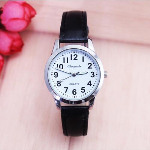 2018 cyd new top brand female women fashion quartz digital watches ladies dress casual leather wristwatches clock religious