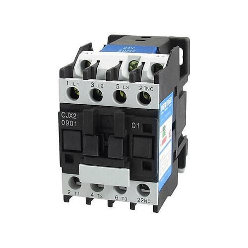 CJX2-0901 660V 20A 3 Poles 3P NC DIN Rail AC Contactor 24V Coil