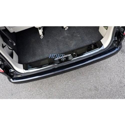 For Nissan NV200 2010-2018Tail Door Sill Protector Rear Bumper Trunk Cover External Interior Stainless Steel Car Accessory