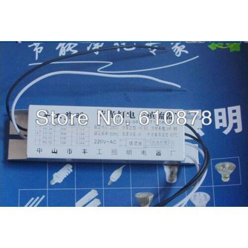Wholesale price ship,H tube electronic ballast , lamp Eye Lamp 18W /24W/36W/40W/55W universal with lamp holder base