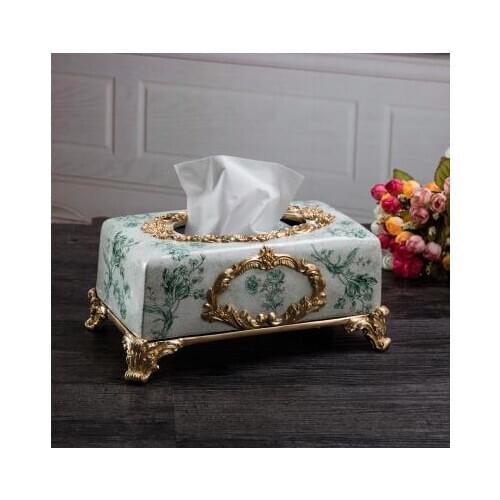 Beautiful tissue box, home office restaurant, desktop decoration