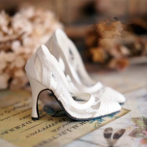 BJD doll shoes are suitable for 1 / 3 gr sd16 DD fashion basic lace high heels with 3 colors of doll accessories
