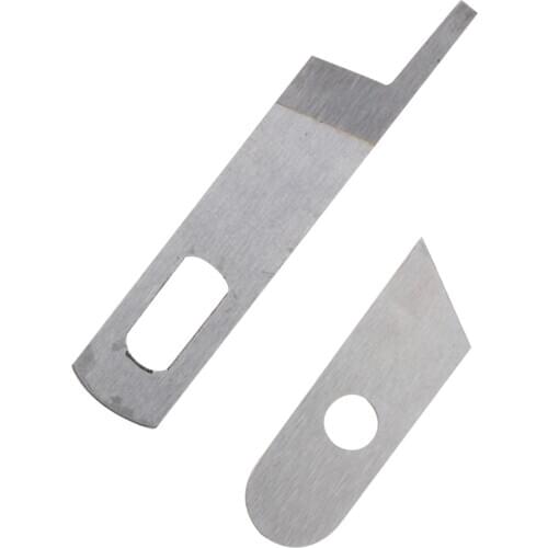 2x Upper & Lower Industrial Sewing Machine Trimmer Blade Part for SINGER 14CG744 14CG754 14SH644 14SH654 14U544 14U554 14U555
