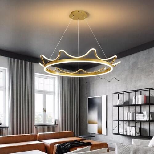 Chandeliers ceiling creative pendant lights crystal hanging lamp ventilador de techo nordic decoration home lampes suspendues