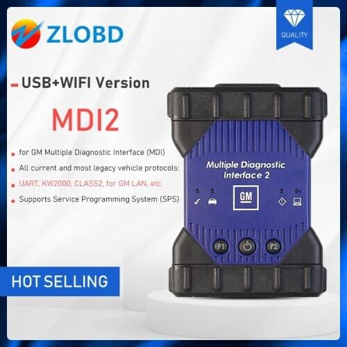 MDI1 in New MDI2 Housing MDI Multiple Diagnostic Interface MDI USB WIFI Multi-Language Scanner Software GDS2 Tech2Win V2020.3
